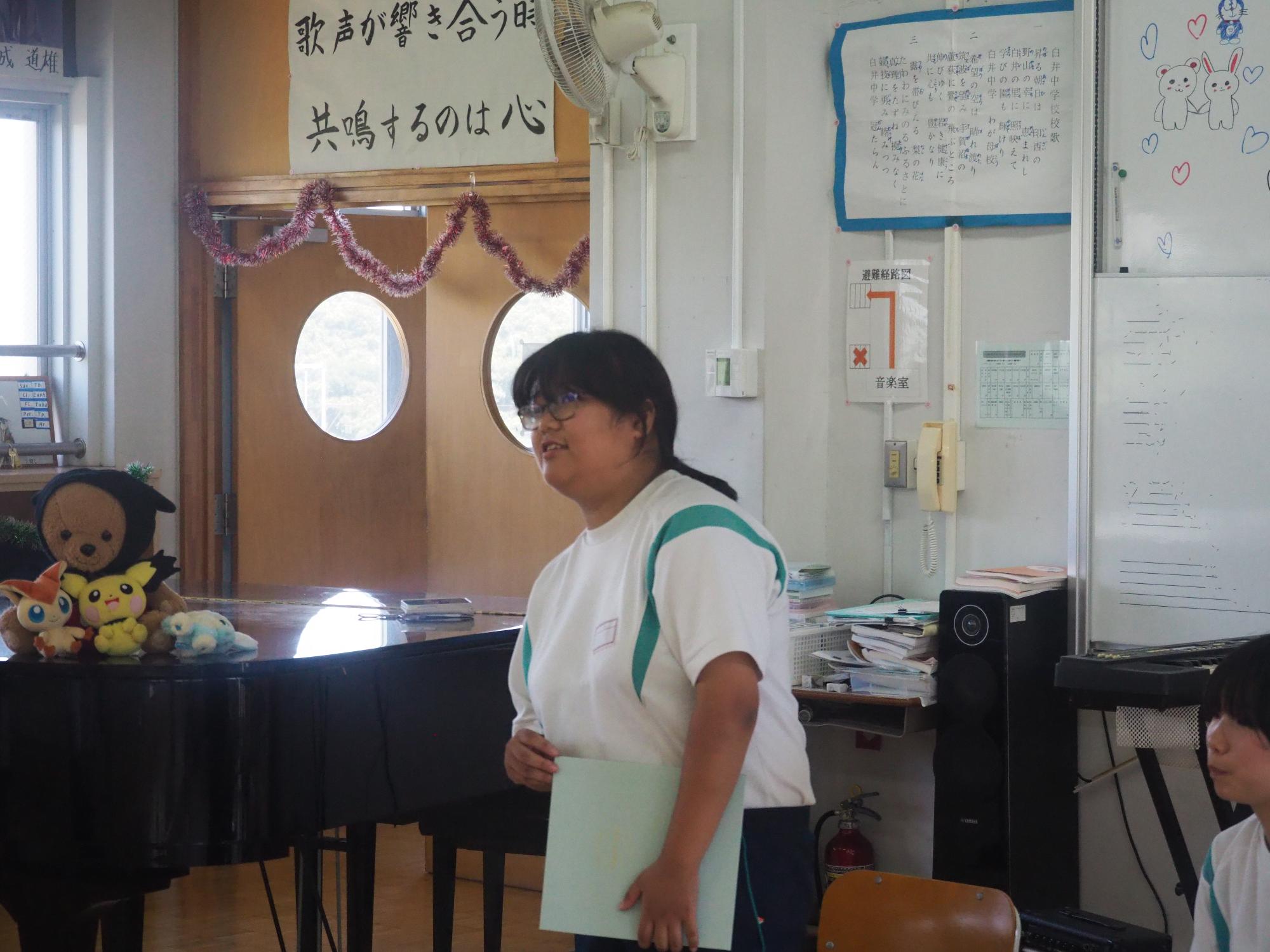 副部長の話