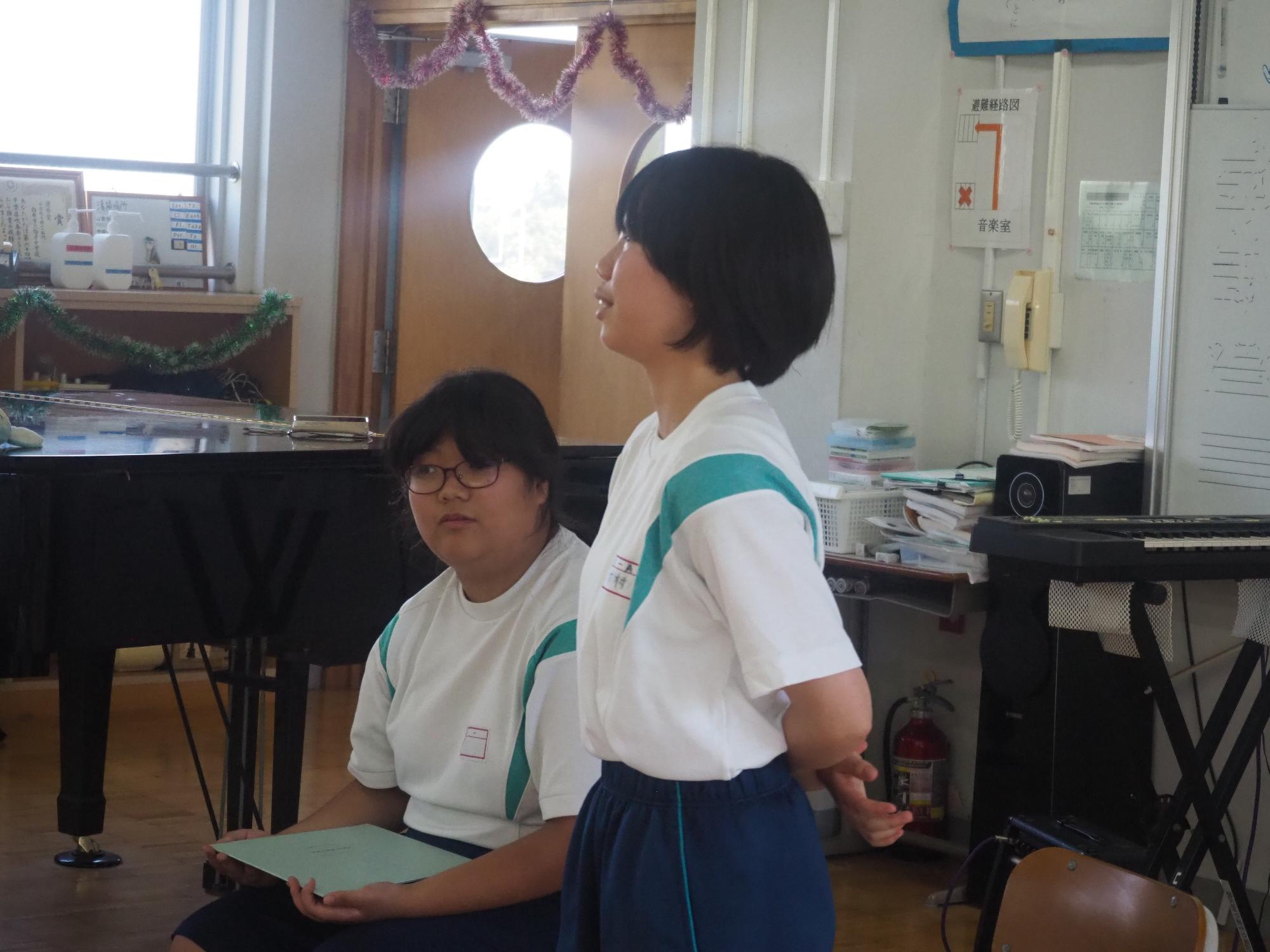 部長の話