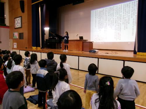 声量豊かな素敵な歌声