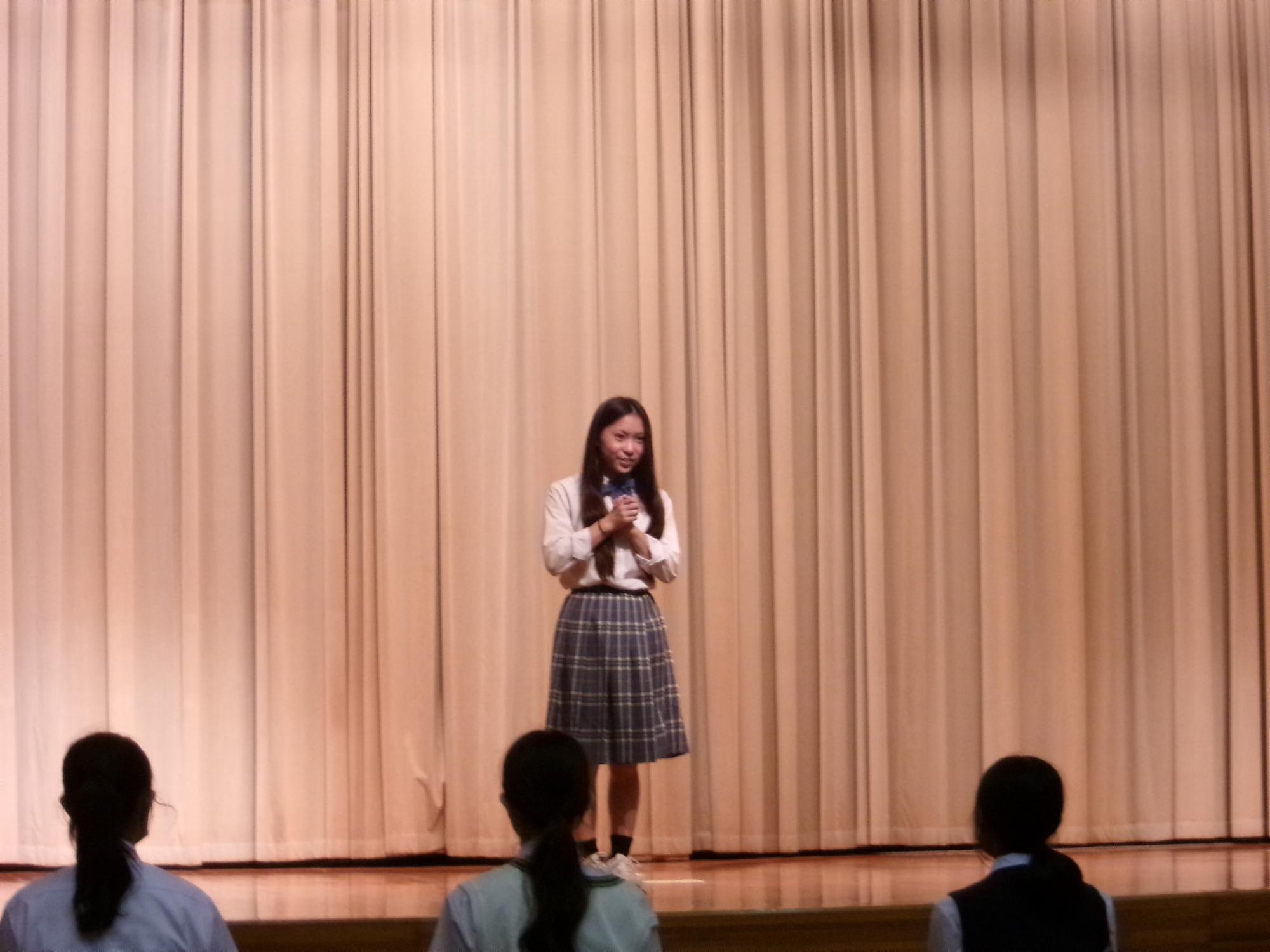 印旛郡市中学校英語発表会2