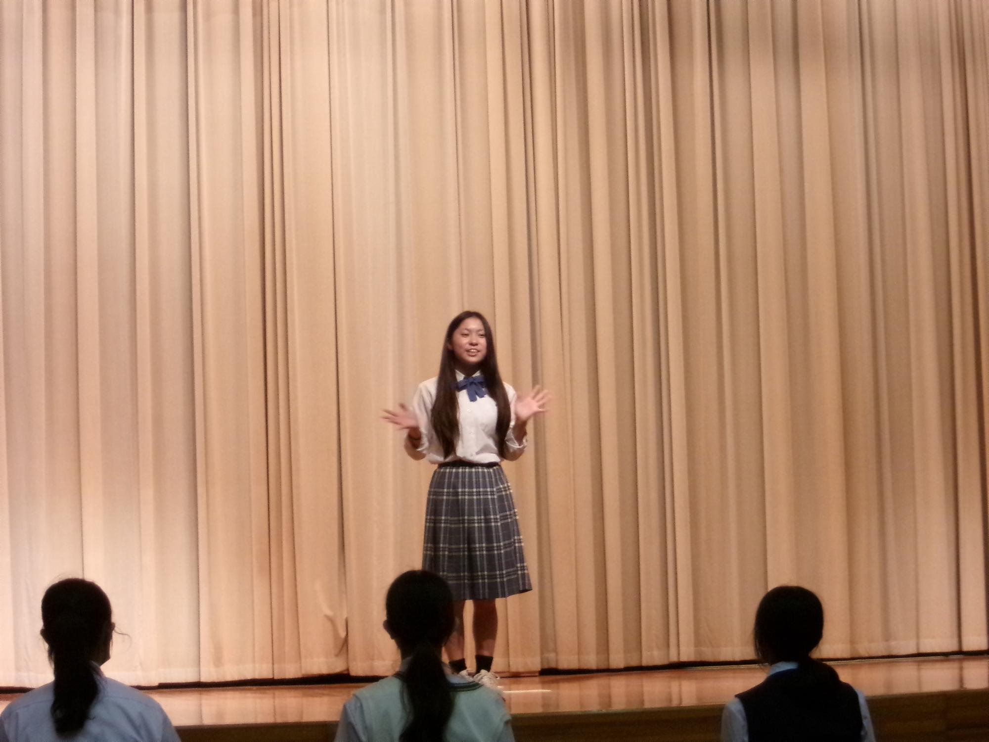 印旛郡市中学校英語発表会3
