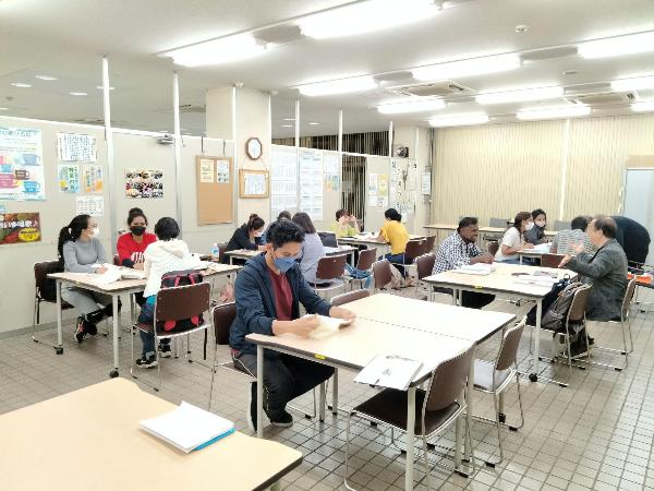 日本語教室の様子（西白井複合センター）