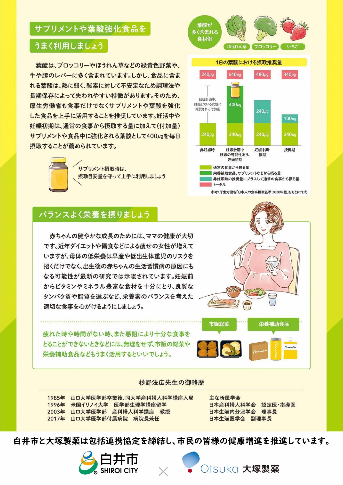 葉酸大塚製薬チラシ